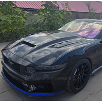 Pour la nouvelle Ford Mustang 2024 2025, style TF, capot moteur en fibre de carbone