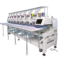 Machines à broder Fournisseur de l'usine chinoise Machine à broder multi-têtes Broderie à la machine 4 6 8 têtes