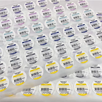 Etiquette multicouche personnalisée logo de haute qualité emballage multiple adhésif contenu étendu livret à décoller autocollant double face