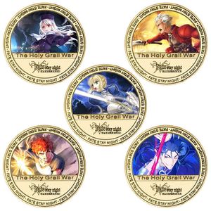Moneda Conmemorativa de la Guerra del Santo Grial de Fate, Moneda de Hierro Fundido del Anime Fate/Stay Night, Artículo Coleccionable - Product Image 2