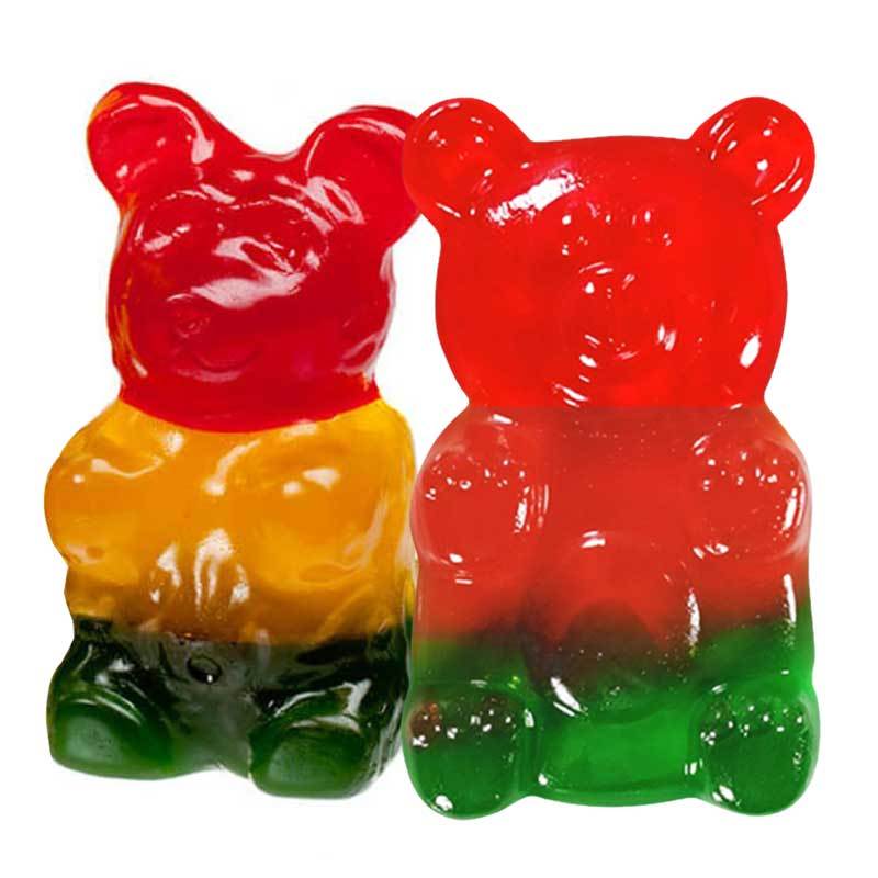 Wholesale Halal Giant Gummy Bear Soft Candy  High Quality Big Bear Yummy Sweets