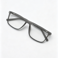 Montures de lunettes carrées vintage à monture complète, lunettes optiques classiques