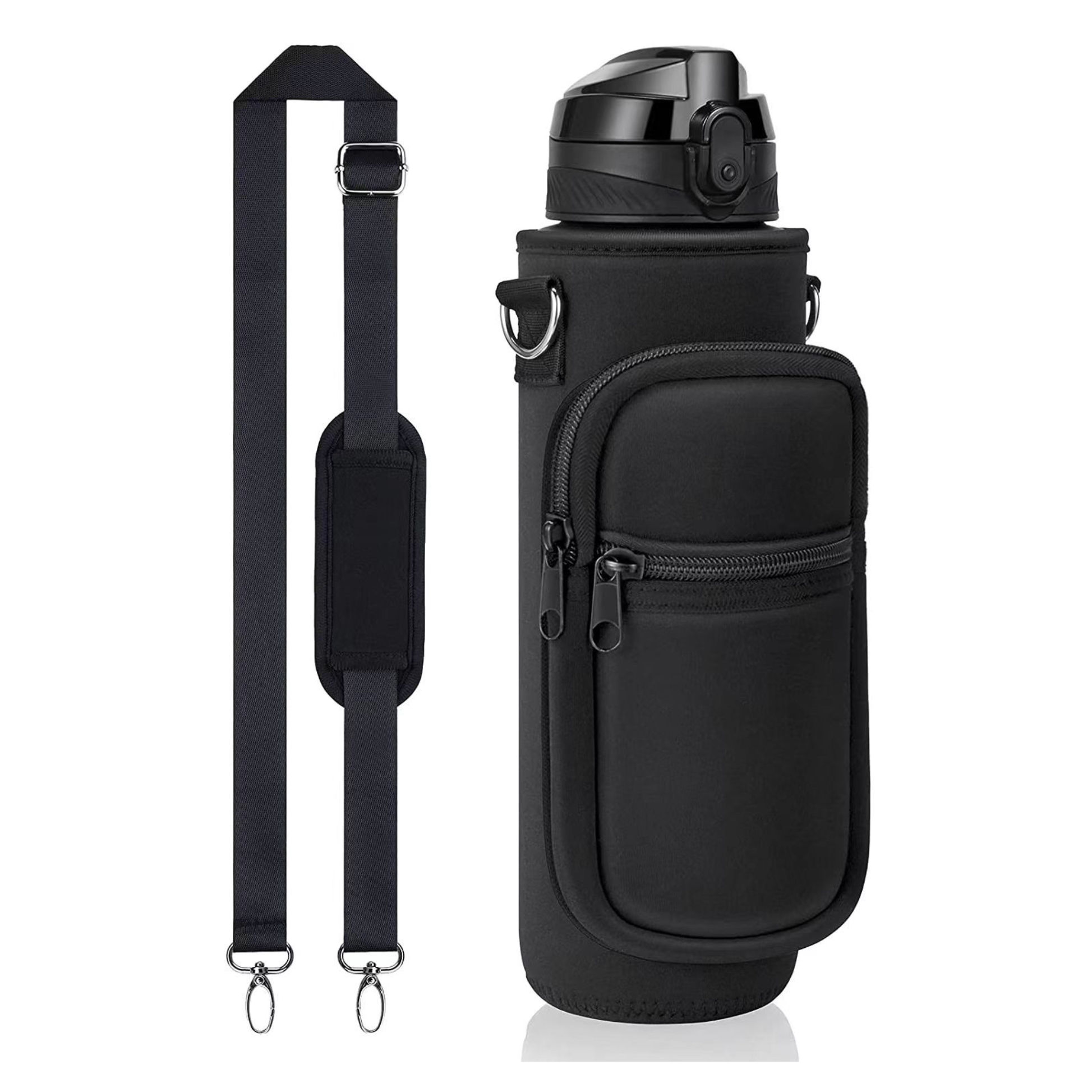 Black cloth sleeve (without bottle)