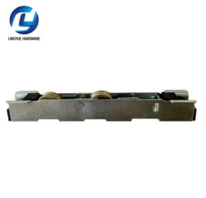 Formulación de rueda de tira larga, polea de disco de doble oreja, ancho de 12,5 cm, accesorios de rodillos para puertas correderas y ventanas - Product Image 1