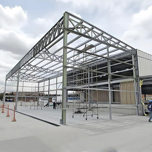 مستودع هيكل فولاذية جاهزة الصنع بتصميم حديث ، ورشة عمل الحظيرة الجاهزة مع ميزات ممتازة - Product Image 2