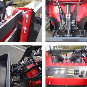 شحن مجاني، لودر انزلاقي صغير MYO صيني معتمد من CE/EPA/EURO 5، مع جرافة وحفار خنادق ومحراث دوار، سعة 0.12 متر مكعب، ضمان لمدة سنة واحدة، جودة عالية - Product Image 6