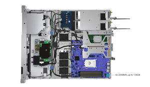 Serveur PowerEdge R350 haute performance, processeur Xeon, 128 Go de RAM, 10 To de stockage, serveurs de données en rack d'entreprise R350 - Product Image 1
