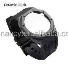 Caja de Cerámica Modificada con Correa de Fluororubber, Compatible con Relojes Casio <span class=keywords><strong>GA</strong></span>-2100 <span class=keywords><strong>B2100</strong></span> GA2110, Accesorios para Relojes - Product Image 3