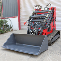 Mini-chargeuse compacte diesel 460 kg économique pour travaux de terrassement, manutention et déneigement, à vendre