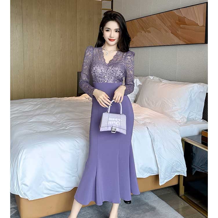 Chic Styles and Comfort in purple long sleeve bodycon dress for Trendy Women