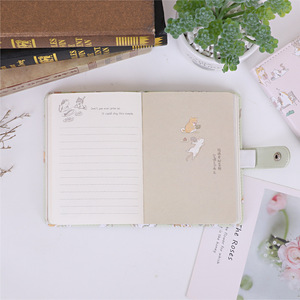 Cuaderno Personalizado con Diseño de Animal de <span class=keywords><strong>Dibujos</strong></span> <span class=keywords><strong>Animados</strong></span>, Cubierta de Cuero PU Resistente, Cuaderno con Páginas Cuadrículadas, Ideal <span class=keywords><strong>para</strong></span> Niñas Pequeñas - Product Image 4