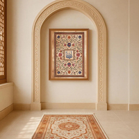 Art mural islamique, calligraphie arabe, impression sur toile, images de mosquée, décorations coraniques personnalisées, décorations pour la maison, peintures décoratives pour le salon