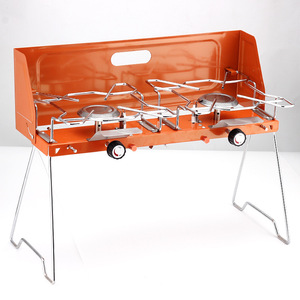 Estufa de Camping de Doble Quemador, Estufa de Gas para Exteriores, Estufa de Gas de Cassette para Exteriores con Múltiples Ollas, Estufa para Barbacoa - Product Image 6
