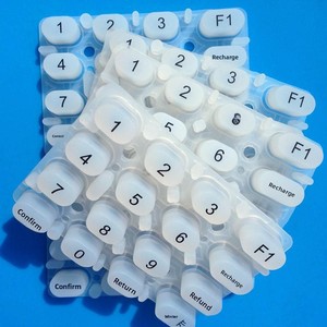 Clavier électronique translucide à touches conductrices en silicone pour <span class=keywords><strong>machine</strong></span> de point de vente, aide à l'<span class=keywords><strong>arithmétique</strong></span> mentale, vente en gros d'usine - Product Image 1