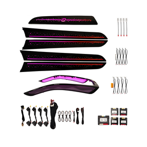 Kit d'éclairage d'ambiance LED dynamique haute luminosité pour Audi A4L B8 2009-2016 - Accessoires d'éclairage intérieur pour mise à niveau automobile - Product Image 2