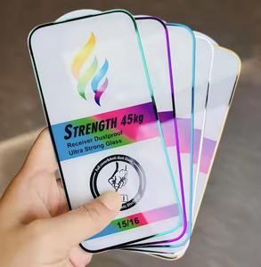 ฟิล์มกระจกเทมเปอร์เคลือบเงา HD ความแข็งแรงระดับพรีเมียม45กก. สำหรับ <span class=keywords><strong>iPhone</strong></span> 16ถึง <span class=keywords><strong>iPhone</strong></span> <span class=keywords><strong>X</strong></span> ซีรีส์ - Product Image 2