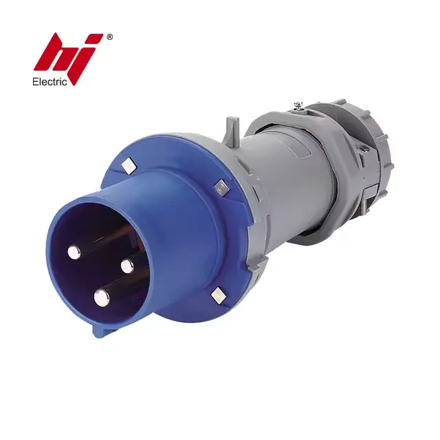 Britse Markt Ip44 63a 230V 6H Industriële Site Plug 2P + E