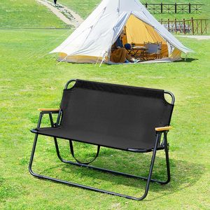 Chaise de camping double portable compacte en métal pour l'extérieur, vente en gros - Product Image 4