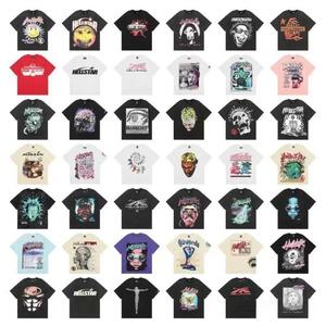 Prix compétitif T-shirts pour hommes T-shirt oversize en coton épais décontracté Simple Cool Ice T-shirt à manches courtes fonctionnel Sty - Product Image 1