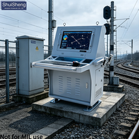 Console d'opérateur montée en rack pour contrôle au sol des trains, fonctionnant sur une large plage de températures
