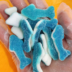 Gomitas de Tiburón Azul Halal al por Mayor, Dulces con Sabor a Frutas, Empaquetado a Granel - Product Image 3