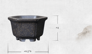 Mini Maceta de Cerámica para Suculentas, Maceta de Cerámica Yixing Zisha con Esmalte Azul Jun, Ecológica, Duradera, Ligera, Minimalista, con Drenaje - Product Image 6