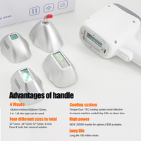Jontelaser T8PRO OEM ODM Appareil d'épilation laser à diode médical CE 1200W 808nm 4 longueurs d'onde (755nm/1064nm/940nm) pour