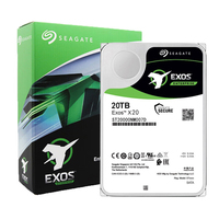 Disco Duro Mecánico Empresarial S Eagate ST20000NM007D Exos de 20 TB con Tecnología de Helio para Almacenamiento NAS