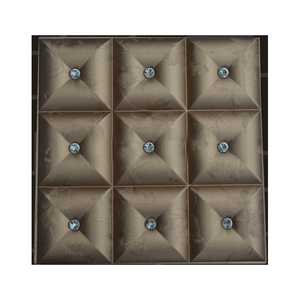 Modern 3D PVC Leather <strong>Wall</strong> <strong>Panel</strong> Soft <strong>Upholstered</strong> Decorative <strong>Panel</strong> for Home &amp; Hotel Interior - Product Image 1