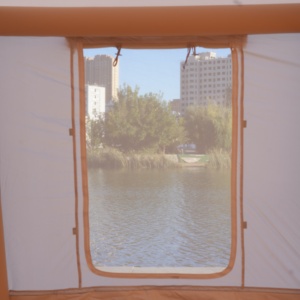 Tenda da Campeggio Gonfiabile Portatile Impermeabile per Esterni 12 Metri Quadrati in Tessuto Oxford PVC con Colonna d'Aria Resistente ai Raggi UV per Quattro Stagioni - Product Image 6