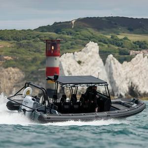 <span class=keywords><strong>Bateau</strong></span> semi-rigide Orca Hypalon de 8,6 m/28 pieds pour le transport de passagers en mer, tourisme, avec cabine en aluminium - Product Image 3