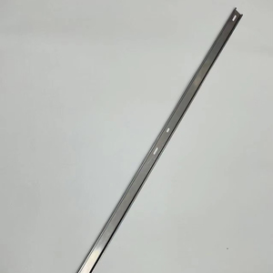 Riel DIN de acero o aluminio para gabinete de servidor IA, riel industrial de acero con orificios fijos para C45, plateado/dorado - Product Image 4