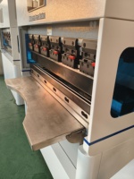 Prensa Plegadora Eléctrica de Alta Precisión de 55 Toneladas y 1250 mm con Doble Servo y Cortina de Luz (Mini 3 Toneladas 200 mm)