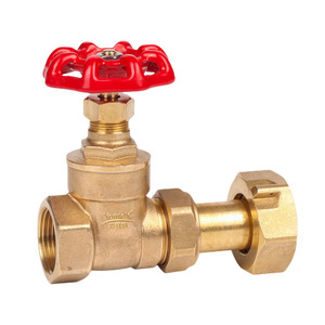 Guangdong Magnesium Special Brass Gate Valve Double <b>Thread</b> Telescopic For Tap Water Pipeline High Pressure Single Gate - Product Image 1