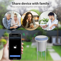 Capteur de sol intelligent WiFi, mesure de l'humidité, de la température et de la conductivité électrique (EC) en extérieur, étanche IP66, moniteur de plantes pour jardin, ferme, application