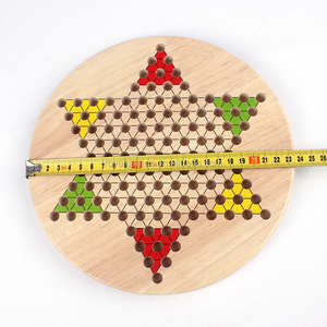 Di Legno Cinese Hexagon <span class=keywords><strong>Dama</strong></span>/Legno <span class=keywords><strong>Dama</strong></span> <span class=keywords><strong>Giochi</strong></span> 2 in 1 per I Bambini - Product Image 2