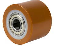 Roues de patins à roulettes pivotantes de 10 pouces en polyuréthane et fer durables avec protections filetées, capacité de charge de 330 kg, garantie de 6 mois