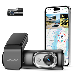 LINGDU D600pro 4K, <span class=keywords><strong>Pantalla</strong></span> <span class=keywords><strong>de</strong></span> 0.96'', Supercondensador, GPS, Grabadora <span class=keywords><strong>de</strong></span> Video, Wi-Fi 5G, Detección <span class=keywords><strong>de</strong></span> Movimiento, Monitor <span class=keywords><strong>de</strong></span> Estacionamiento 24 Horas, Cámara <span class=keywords><strong>para</strong></span> Auto - Product Image 1