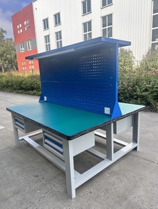 Banc de travail de garage multifonctionnel antistatique à double face, haute capacité de charge, robuste, avec tiroirs et éclairage - Product Image 6