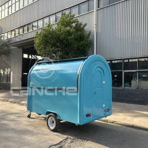 Remolque de comida Hotdog Camión de comida de helado móvil Carrito de comida rápida con CE - Product Image 1