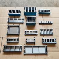 Moldes para Pruebas de Mortero y Concreto, Cubo Triple de 707 mm, Acero Fundido, Prueba de Resistencia del Cemento, ASTM C109 EN 196 ISO 679