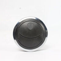 HEYRV Accesorios para Autocaravanas de la Mejor Calidad, Rejilla de Ventilación Circular Interior Resistente a la Suciedad, Color Negro, para Automóvil