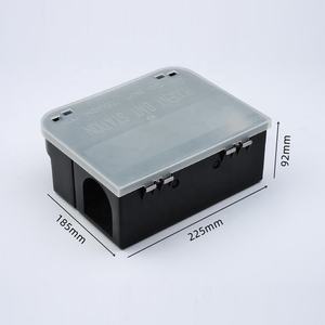 Vente flash : <span class=keywords><strong>Cage</strong></span> à souris et rats en plastique, station d'appât pour rongeurs, lutte antiparasitaire - Product Image 5