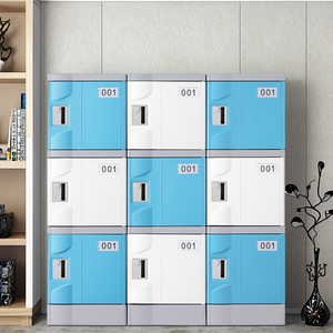 <span class=keywords><strong>Casillero</strong></span> <span class=keywords><strong>de</strong></span> Oficina y Gimnasio Toppla, Duradero, Diseño Moderno, Plástico HPL, Armario para Ropa Ensamblado, Cerradura Electrónica, Cerradura con Llave, Impermeable - Product Image 1