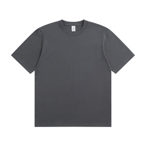 Camisetas Lisas de Alta Calidad 100% Algodón, Color Sólido, Básicas, Cuello Redondo, Manga Corta para Hombre, OEM, ODM, Venta al Por Mayor, Personalizadas - Product Image 3
