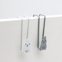 Crochets en métal peints sans rouille compacts sans outils pour porte manteau cintre roman maison bureau stockage décor salle de bain armoire