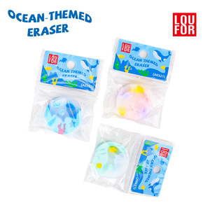 Tẩy hình tròn chủ đề đại dương, chất liệu PVC mềm - Product Image 3