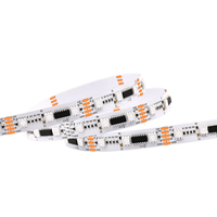 Lampu Pixel LED DMX Kecerahan Tinggi 60led DMX512 RGB 12mm Lampu Pixel LED Putih Hangat yang Dapat Diprogram Lampu RGB Strip LED Panggung
