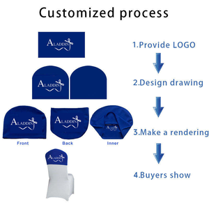 热销定制埃塞俄比亚传统LOGO椅背套促销座套VIP座椅套 - Product Image 6