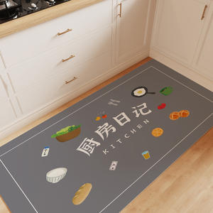 Tapete de Cocina Rectangular Impermeable Antideslizante Lavable de PVC para Área de Cocina - Product Image 1